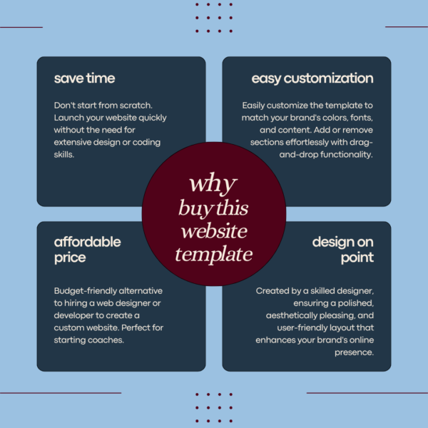 Girl Boss Coach Website Template